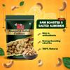 8AM Cashew Combo Pack of 3, 200g Each (Roasted Cashew, Paprika Cashew, Cashew Black Pepper), Fiber & Protein Rich Healthy Dry Fruits, Diwali Gift Box view 4