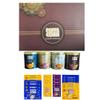 POPPACORN Gourmet Snack Gift Hamper  Salted Caramel, Nutty Choco Delight, Butter Toffee & Choco Crunch Tin | Microwave & Instant Variety Pack (40 Units) view 1