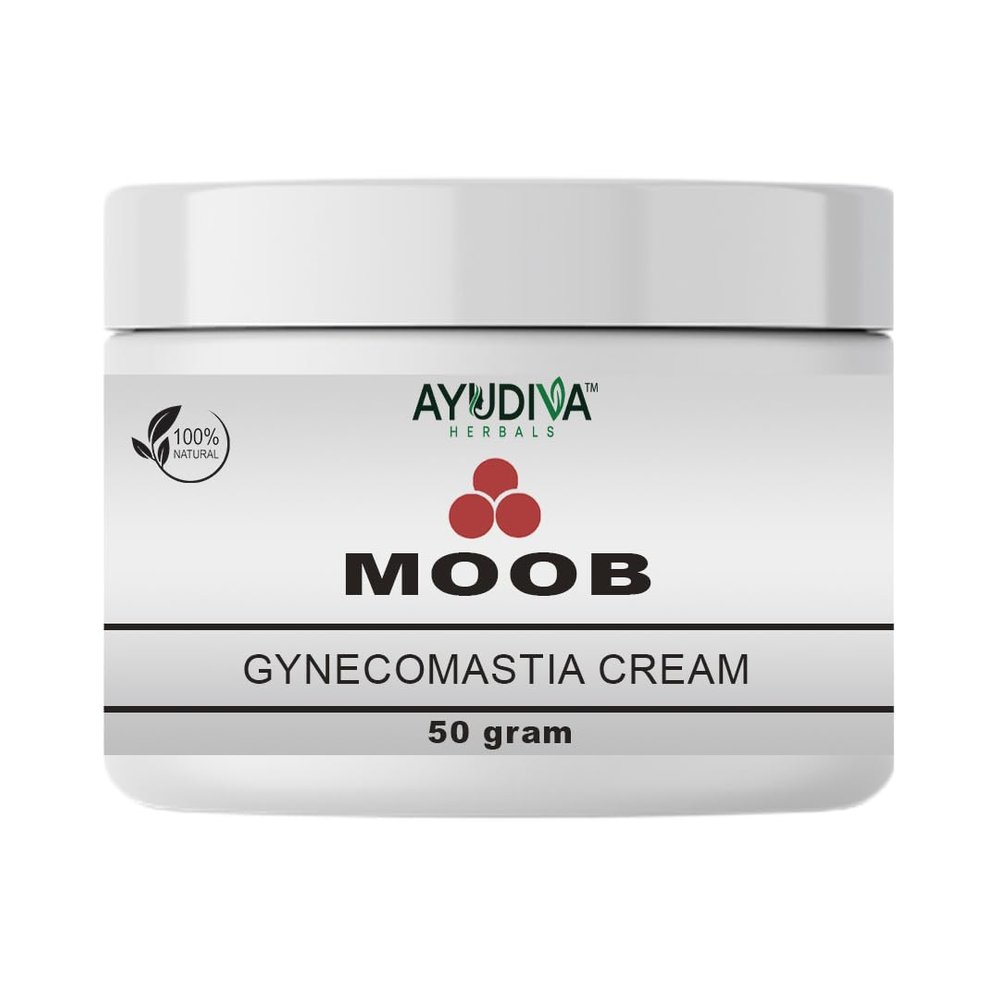 Ayudiva Herbals Moob Ayurvedic Cream fo Men | 50g Cream