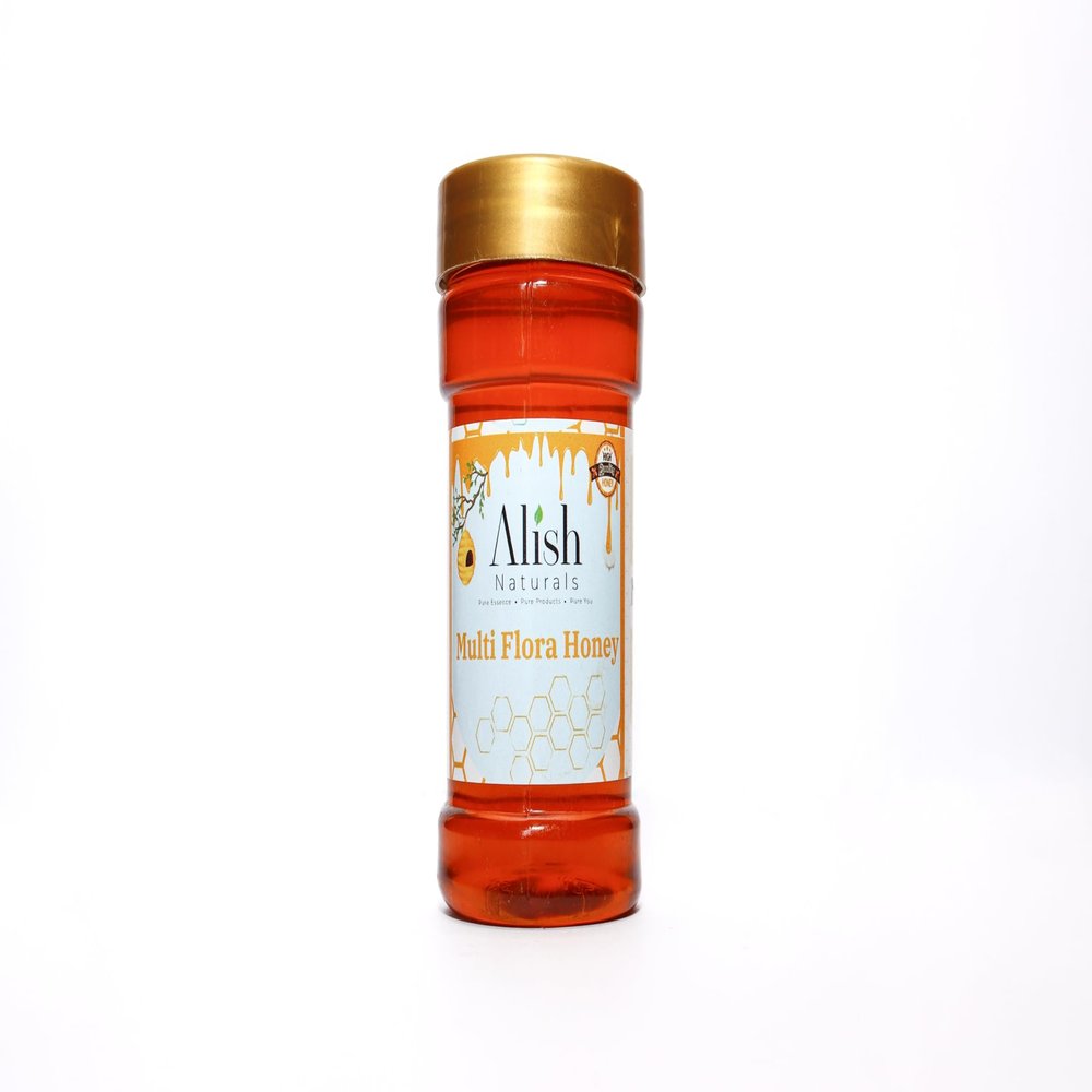 ALISH NATURALS Pure Multiflora Honey  100% Natural, Raw & Unfiltered, Rich in Antioxidants, Immune-Boosting Benefits, Ideal for Tea, Cooking, and Health Remedies, 500gm