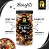Healthy Mixed Nuts with Dried Fruits | Premium Dry Fruits | Almonds | Cashews | Raisins | Dates | Black Raisin | Dried Kiwi | Protein Rich Snack (Dried Fruits Mix 500gm, Dry Fruits) view 4