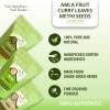 Herbal Spirit Methi Seeds, Curry Leaves Powder & Amla Powder for Hair Growth | Organic Amla Powder, Kadi Patta Leaves & Fenugreek Seeds Powder | 100gm each view 2