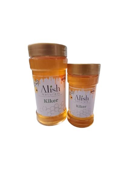 ALISH NATURALS Kiker Honey Combo of 2  Premium Assortment of 100% Natural Raw Honeys- Perfect for Health Benefits, Cooking, and Sweetening, 250gm and 500gm