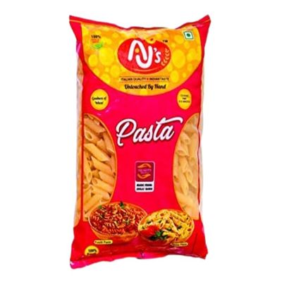 AJ's Penne Pasta - 170g Packet (Pack of 10) Premium Durum Wheat High Protein, Zero Cholesterol, No Trans Fat Easy to Cook Perfect for Quick Meals, Family Dinners, and Gourmet Recipes