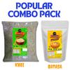 Bengali Special Lal Batasha & Khoi Combo | handmade kheel(120g) & gur batasa(300g) combo pack | puja items view 2