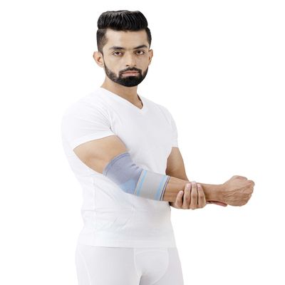 BFN - BUILD FOR NURTURE Mens and Womens Elbow Support | Grey | M