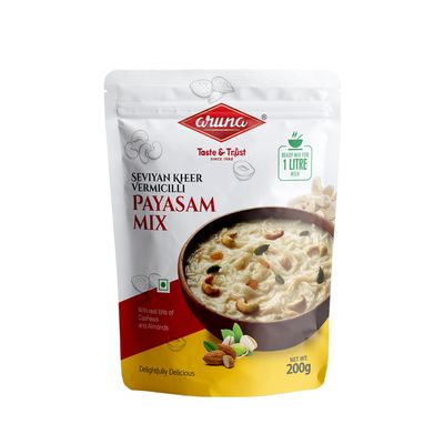 ARUNA Vermicelli Payasam Mix 200g | Ready to Cook Delicious Seviyan Kheer | No Added Flavours | No Added Preservatives