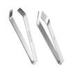 ATORSE 2X Fish Bone Tweezers Manual Portable Plucking Clamp Flat and Slant Tweezers view 1