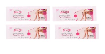 Pinch Me Non-Woven Disposable Wax Strips for Hair Removal.(Pack of 1 Contains 45 pcs) (Pack of 4(180 Strips) 3" x 9")
