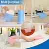 BELLE MAIN Non-Woven Reusable Kitchen Towel Roll | Blue & Red Kitchen Cloth | Food Safe | Lint-free and Residue-Free | Washable and Reusable | Highly Absorbent - (Pack of 2) 80 Pulls Per Roll view 3