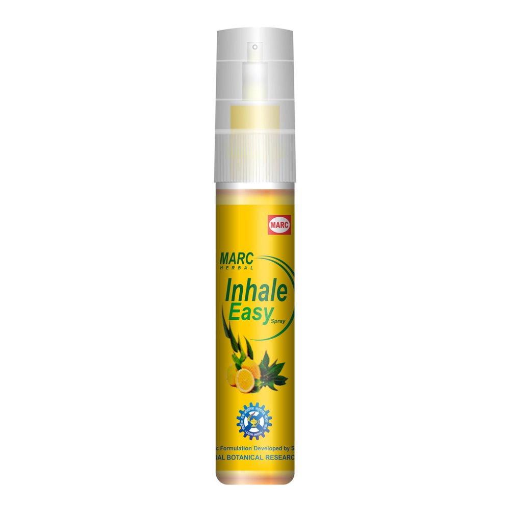 Marc Inhale Easy RollOn- Instant Relief from Cold, Cough, Blocked Nose, Headache, Breathing Difficulty, Nasal Congestion With 100% Ayurvedic Herbs (4)
