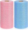 auto route Non Woven Reusable Kitchen Towel Roll - Pack of 2 (80 Pulls Per Roll, 160 Sheets) view 1