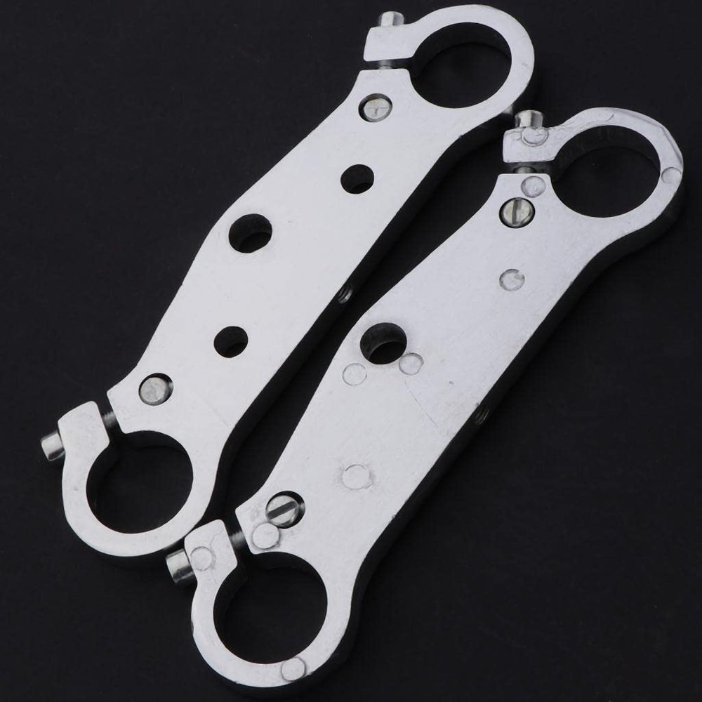 ATORSE Front Upper Triple Tree Steering Stem Fork Clamp 25mm for 49cc Mini Dirtbike