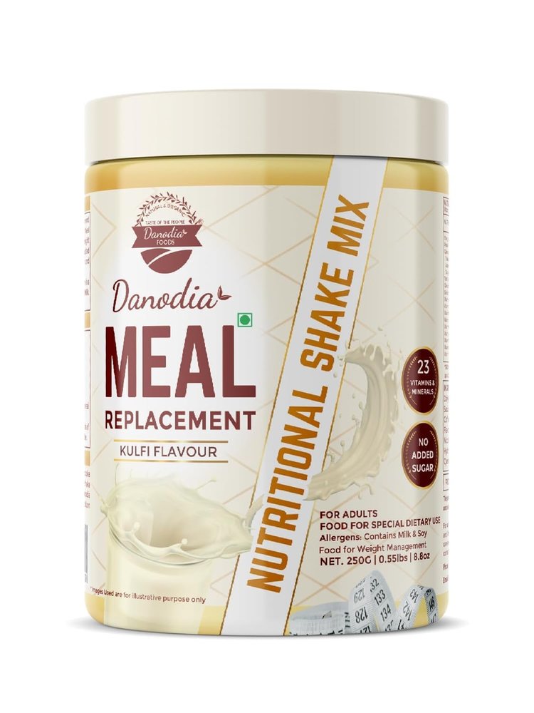 Danodia Nutritional Shake Mix, Kulfi Flavor, Vitamins & Minerals, No Added Sugar | Meal Replacement