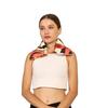 Gordon Long Heating Pad for Neck and Shoulders with Straps 24x5.1 Microwavable with Washable Cover Large Moist Heat Pack Warm Hot Compress Neck Wrap Weighted Bag Reusable-Raha view 1