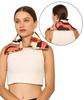 Gordon Long Heating Pad for Neck and Shoulders with Straps 24x5.1 Microwavable with Washable Cover Large Moist Heat Pack Warm Hot Compress Neck Wrap Weighted Bag Reusable-Raha view 2