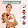 Gordon Long Heating Pad for Neck and Shoulders with Straps 24x5.1 Microwavable with Washable Cover Large Moist Heat Pack Warm Hot Compress Neck Wrap Weighted Bag Reusable-Raha view 3