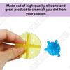 MADHYA 5 Pcs Reusable Dryer Laundry Balls + 5 Pcs Corona Shape Cloth Washing Ball, Natural Fabric Softener, Reusable, Reduces Clothing Wrinkles, Saves Time, Dryer Softener, Lint Free Fabric Fluffier view 4