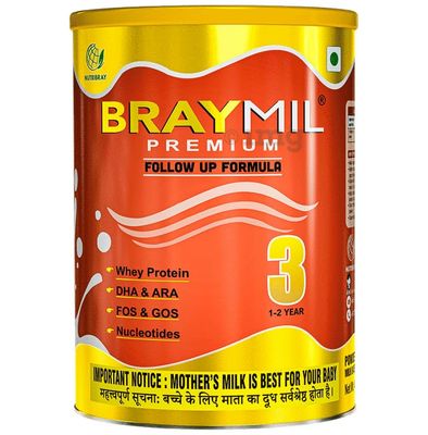 Braymil Premium Follow Up Formula 3 for 1-2 Years Powder