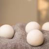 MADHYA Wool Dryer Balls, Natural Fabric Softener, Reusable, Reduces Clothing Wrinkles & Saves Drying Time, Alternative to PVC Ball, Dryer Sheets, Liquid Softener, Lint Free Fluffier, White, Pack of 6 view 4