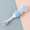 Arsenio Space Astronaut Design Pink Toothbrush Extra Microfiber Soft Bristles Manual Toothbrush Soft Tooth Brush For 3-6 Years Old Children Boys Girls Kids MultiColor (Pink Space) view 2