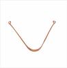 Copper Tongue Cleaner (Pack of 2) - Comfortable - Flexible Handle - Tongue Plaque Remover - Easy to Use - Smooth Scraping Edge - Sturdy and Hygienic view 2