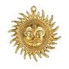 MF Surya Dev Metal Wall Hanging Sun Face Statue Puja Vastu Figurine Surya For Positivity For Home Enterance & Office Decor, Brass Finish,Surya Bhagwan Wall Hanging (Surya Face) - 10 view 2