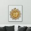 MF Surya Dev Metal Wall Hanging Sun Face Statue Puja Vastu Figurine Surya For Positivity For Home Enterance & Office Decor, Brass Finish,Surya Bhagwan Wall Hanging (Surya Face) - 10 view 4