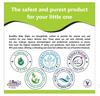 BumBliss 99% Pure Water, Organic, Unscented Baby Wipes with Lid I 80 Wipes x Pack of 6 - 480 Wipes I Clinically, Dermatologically & Pediatrician tested I Goodness of Ayurvedic Extracts - Aloe Vera Extract, Almond Oil & Lavender Oil I Free from - Alc view 4