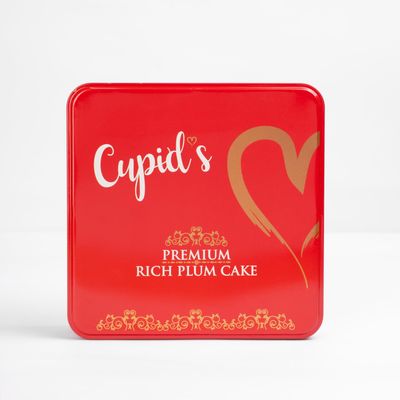 Cupid Foods Premium Rich Plum Cake 500g, 70% Dry Fruits and Nuts, No Maida, No Artificial Preservatives with 6-Month Shelf Life (500G) | Chirstmas Plum Cake | Classic Traditional Rich Plum Cake