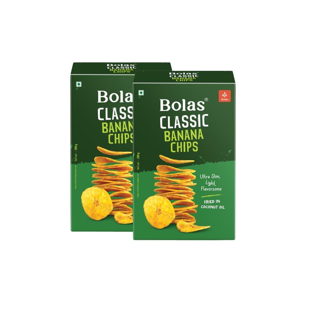 Bolas Classic Banana Chips 400g (200gx2)