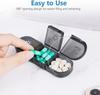 EARTHCONE Medicine Organizer Box Weekly Medicine Box Portable Travel Pill Box with Large Compartments Moisture-proof Pill Case for Vitamin, Medicine, Pills, supplements (1Pcs) view 2