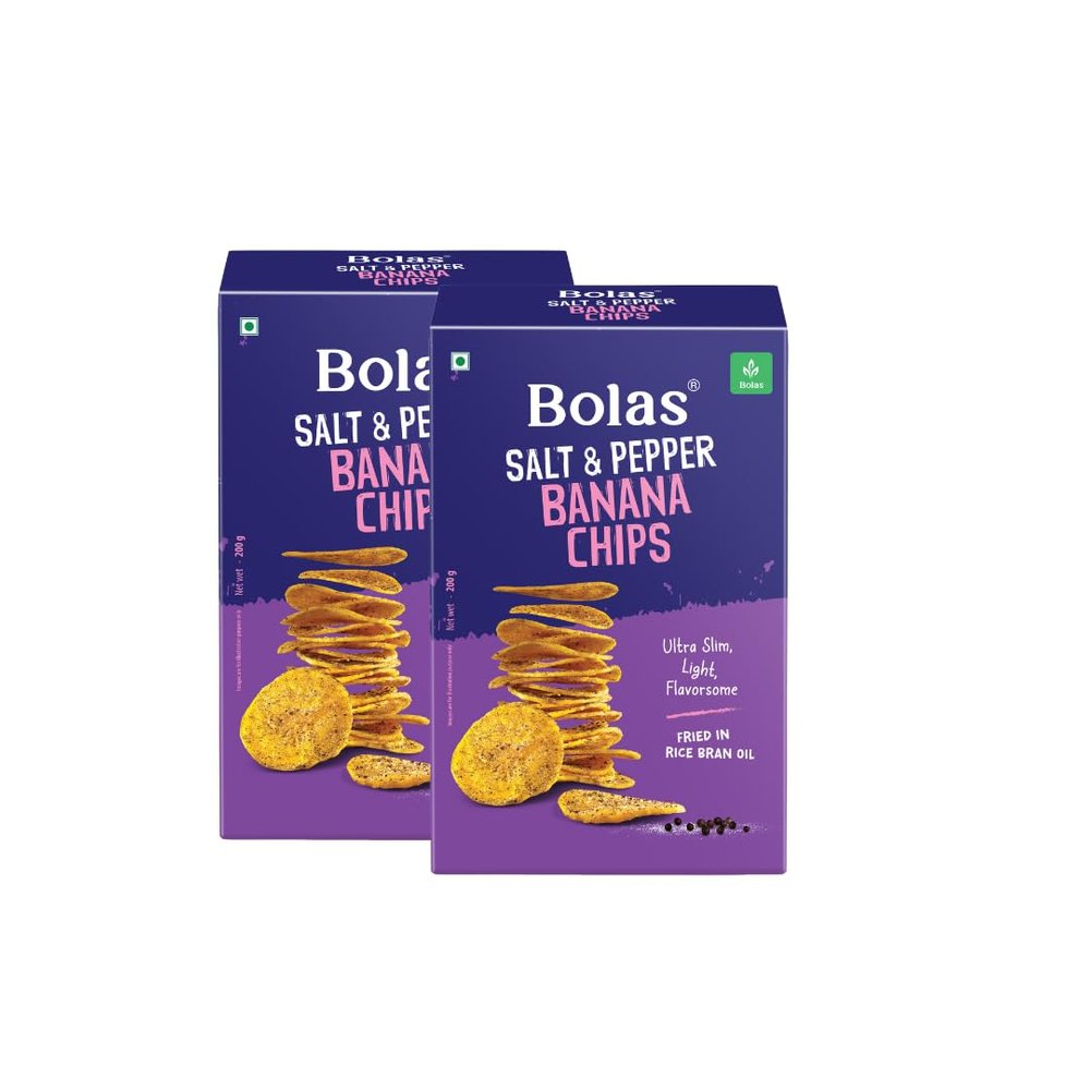 Bolas Salt & Pepper Banana Chips 400g(200gx2)