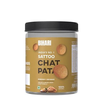 BIHARI Chatpata Sattu Powder 1 kg | Roasted Chana Flour | High Protein, High Fiber | Gluten Free | Traditional Indian Superfood Powder