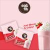 eatfit Strawberry Milkshake Premix  Pack of 10 (10 x 25g) I Make Thick & Smooth Texture Milkshakes I Instant Drink Mix view 4
