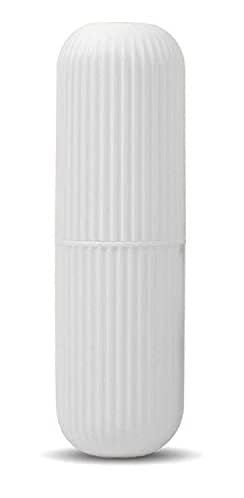Generic Capsule Shape Travel Toothbrush Toothpaste Case Holder Portable Toothbrush Storage Plastic Toothbrush Holder