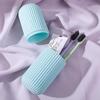 Generic Capsule Shape Travel Toothbrush Toothpaste Case Holder Portable Toothbrush Storage Plastic Toothbrush Holder view 3