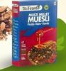 WeFeasto Crunchy Muesli 800 Gram - Nuts & Seeds, Breakfast Cereal with Almonds & sunflower Seeds, Dried Fruits & Whole Grains | Multigrain Healthy Food & Breakfast - (400gmX2) view 4