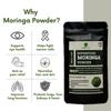 PODDAR FARMS Moringa Powder - 100% Pure Moringa Leaves | Organic, Vegan, Non-GMO, Gluten-Free | Nutrient-Dense Superfood for Smoothies, Soups, and Everyday Meals - 75 Grams view 2