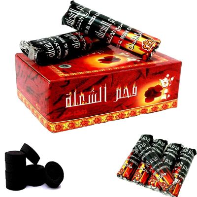 ASK VARK WALA Charcoal Tablets for Burning Dhoop/Frankincense (Pack of 5 (50 DISC))