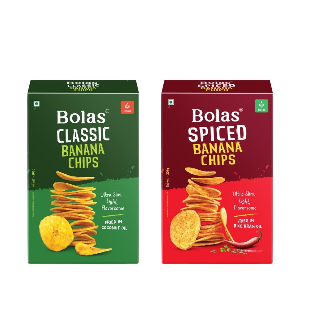 Bolas Chips Combo 400g(Classic 200g+Spiced 200g)