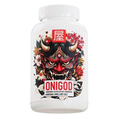 Chamberofgods Onigod Ammonia Smelling Salt for Powerlifting & Strength athletes | Crystal formula for heavy lifts | 4 Month Potency
