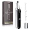 coldSky Ear & Nose Hair Trimmer with LED Display for Men Women - Professional Painless Eyebrow & Facial & Nose Hair Trimmer, USB Rechargeable, Dual-Edge Blades for Smoother Cutting Sliver view 1
