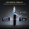 coldSky Ear & Nose Hair Trimmer with LED Display for Men Women - Professional Painless Eyebrow & Facial & Nose Hair Trimmer, USB Rechargeable, Dual-Edge Blades for Smoother Cutting Sliver view 3