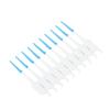 ELBME Soft Interdental Brush, 200pcs Silicone Head Safe Floss Toothpick Brush Portable Plaque Removal with Case for Travel for Oral Care Blue view 4