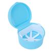 ELBME Mouth Guard Container, Lightweight Dental Retainer Box Food Grade for Artificial Teeth forfor Travel(Light blue) view 1