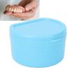 ELBME Mouth Guard Container, Lightweight Dental Retainer Box Food Grade for Artificial Teeth forfor Travel(Light blue) view 3