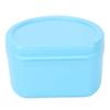 ELBME Mouth Guard Container, Lightweight Dental Retainer Box Food Grade for Artificial Teeth forfor Travel(Light blue) view 4