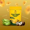Bharani Kerala Banana Nice Chips, Normal Flavour, Pure Coconut Oil, Zero Preservatives (730g) (365 pack of 2) view 3