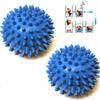 ELBME 2 Pcs Washing Laundry Dryer Ball No Chemicals Soften Cloth Drying Fabric Softener view 1
